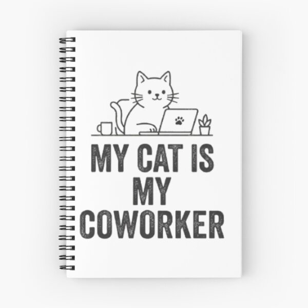 Item preview, My Cat Is My Coworker - Funny Work From Home Quote designed and sold by hoille.