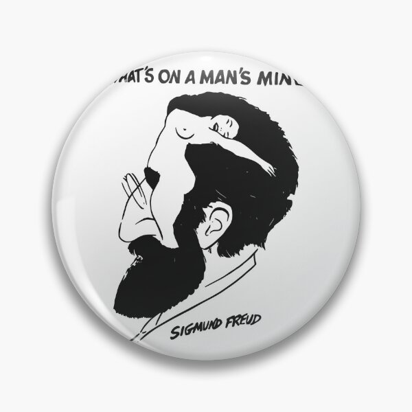 Item preview, Sigmund Freud What's on a Man's Mind designed and sold by Amok Store.