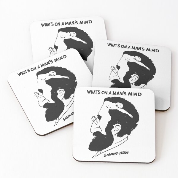 Item preview, Sigmund Freud What's on a Man's Mind designed and sold by Amok Store.