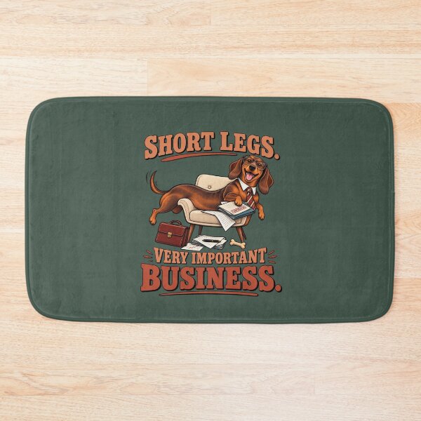 Item preview, Short Legs Very Important Business – Funny Dachshund Office Humor designed and sold by Williams Anderson.