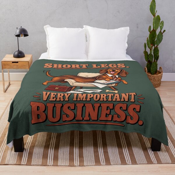 Item preview, Short Legs Very Important Business – Funny Dachshund Office Humor designed and sold by Williams Anderson.