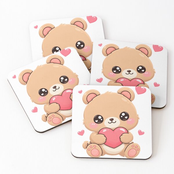 Item preview, Cute Kawaii Baby Bear with a Heart designed and sold by Car23314.