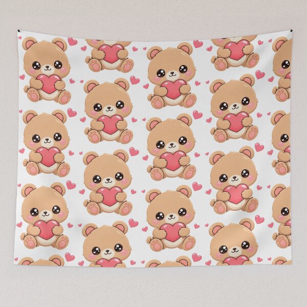 Item preview, Cute Kawaii Baby Bear with a Heart designed and sold by Car23314.
