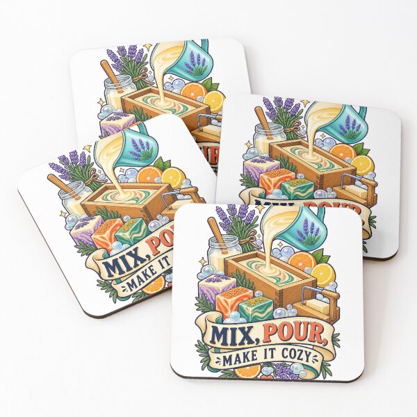 Item preview, Mix Pour Make It Cozy Soap Making Art designed and sold by CheerfulNest.