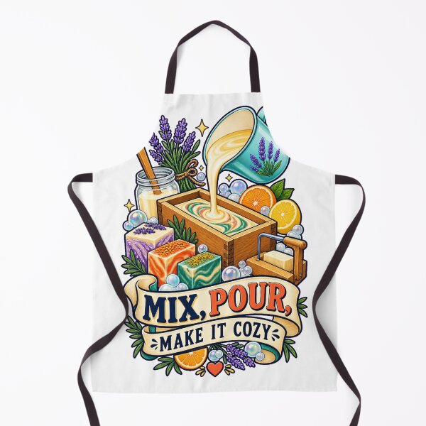 Item preview, Mix Pour Make It Cozy Soap Making Art designed and sold by CheerfulNest.