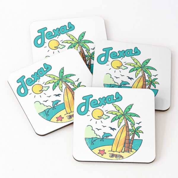 Item preview, Texas Beach Vibes | Retro Tropical Sunset Vacation Design designed and sold by DonnaRaine.