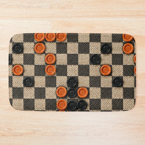 Item preview, Checkerboard and Game Pieces Mixed Media Art designed and sold by THE SPLATTERED HAUS BY SAGE BANKS.