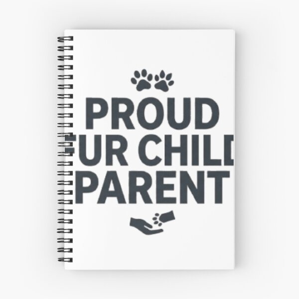 Item preview, Proud Fur Child Parent - Cute Dog & Cat Lover Quote designed and sold by hoille.