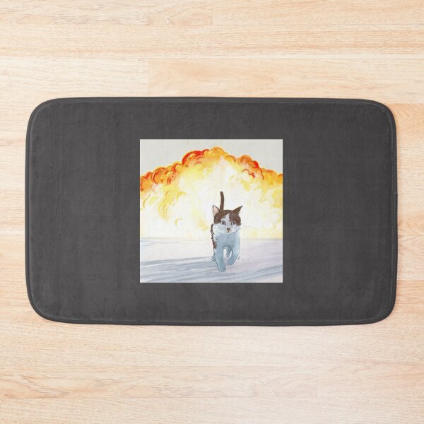 Item preview, Cool Cats Don'T Look At Explosions Funny Cat Meme Art ⭐⭐⭐⭐⭐ designed and sold by faisalhazraami.