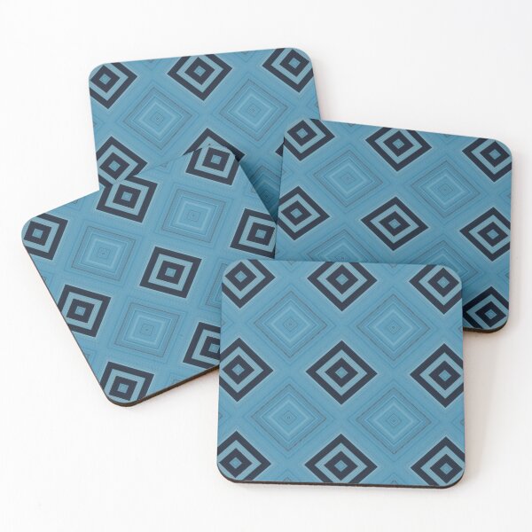 Item preview, Teal Diamond Geometric Pattern designed and sold by whimsiqueer.