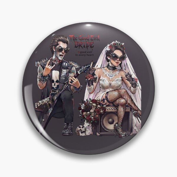 Item preview, Brutal Rocker Bride Guitar Groom designed and sold by Voodoo Store Paranormal Collections.