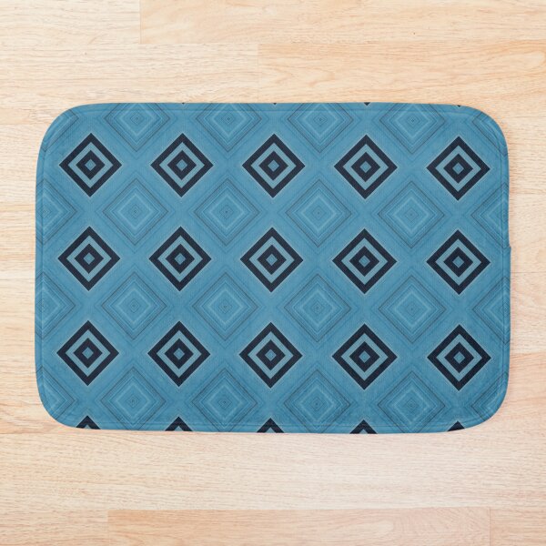 Item preview, Teal Diamond Geometric Pattern designed and sold by whimsiqueer.