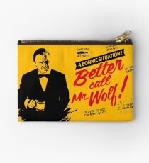 Better Call Mr. Wolf Zipper Pouch
