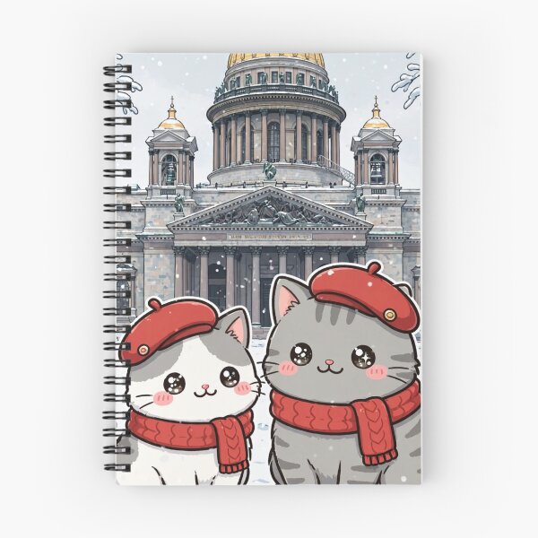 Item preview, Kawaii Cats Saint Isaac's Cathedral Saint Petersburg - Freda and Junior Russia designed and sold by MAISON SYLVIE.