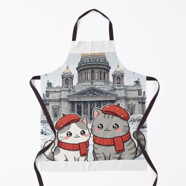 Item preview, Kawaii Cats Saint Isaac's Cathedral Saint Petersburg - Freda and Junior Russia designed and sold by MAISON SYLVIE.