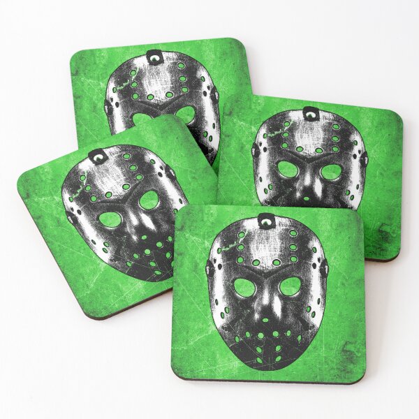 Item preview, Slasher Hockey Mask Green Dark Halloween Horror designed and sold by Ghoul Enterprises.