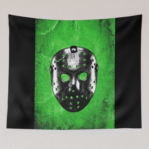 Item preview, Slasher Hockey Mask Green Dark Halloween Horror designed and sold by Ghoul Enterprises.