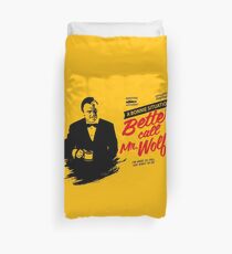 Better Call Mr. Wolf Duvet Cover