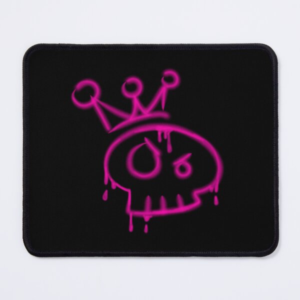 Item preview, Y2k graffiti skull with crown designed and sold by YaroshMaria.
