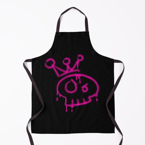 Item preview, Y2k graffiti skull with crown designed and sold by YaroshMaria.