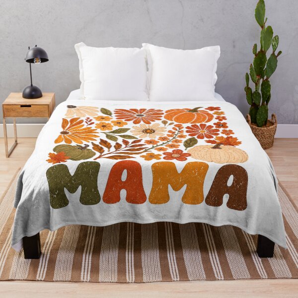 Item preview, Fall Mama Pumpkin Floral Autumn Mom Design designed and sold by Merchrise.