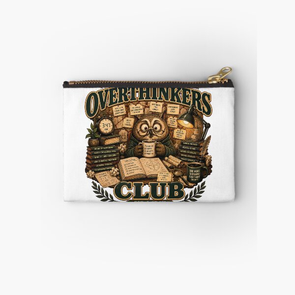 Item preview, Professional Overthinkers Club Chouette Cafe designed and sold by NiceSeller91.