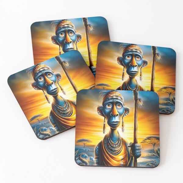 Item preview, Vibrant Cultural Portrait with a Sunset Background designed and sold by Artessie.