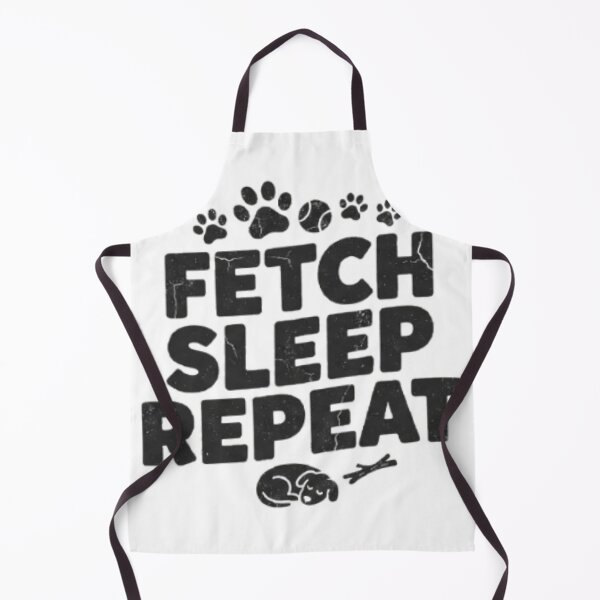 Item preview, Fetch Sleep Repeat - Funny Dog Routine Vintage Quote designed and sold by hoille.