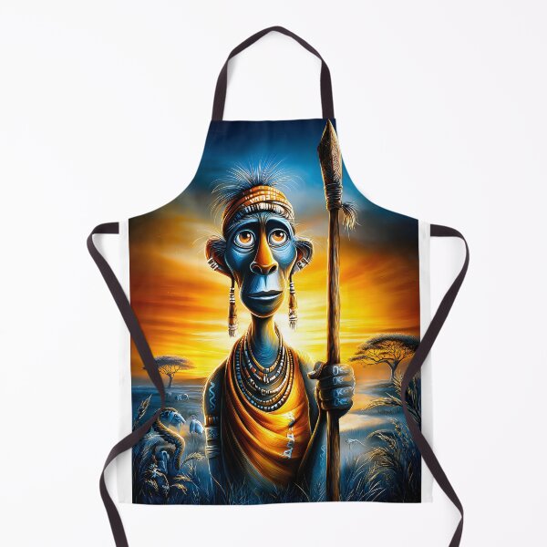 Item preview, Vibrant Cultural Portrait with a Sunset Background designed and sold by Artessie.