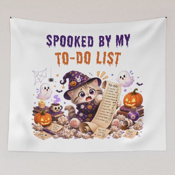 Item preview, Spooked by My To-Do List designed and sold by Moochie Studios.
