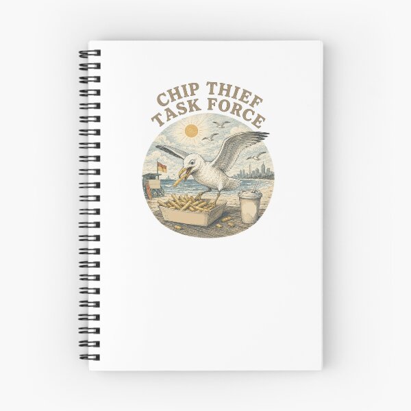 Item preview, Chip Thief Task Force Funny Seagull Aussie Meme designed and sold by Yellowriversss.