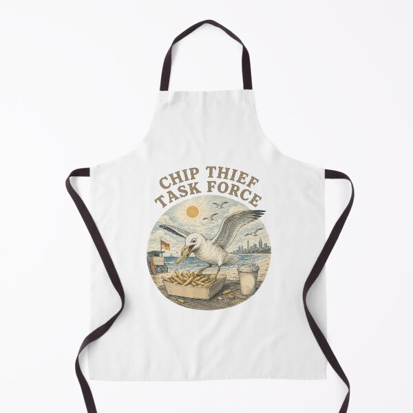Item preview, Chip Thief Task Force Funny Seagull Aussie Meme designed and sold by Yellowriversss.