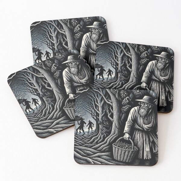 Item preview, Haunted Forest Witch Folk Horror designed and sold by NiloStudio.
