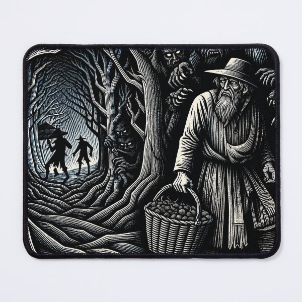 Item preview, Haunted Forest Witch Folk Horror designed and sold by NiloStudio.