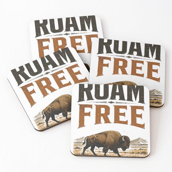 Item preview, Roam Free Bison Prairie Wilderness Vintage Outdoor Design designed and sold by CKADigital.