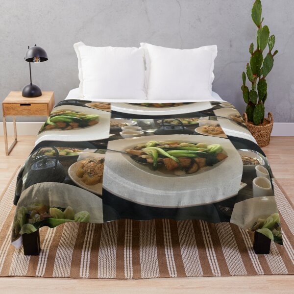 Item preview, Savory Tofu and Bok Choy Stir-Fry Culinary Art Print designed and sold by KaleChub.