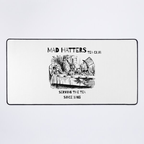 Item preview, Alice in Wonderland Mad Hatter Tea Party iIlustration designed and sold by CursedButCute1.
