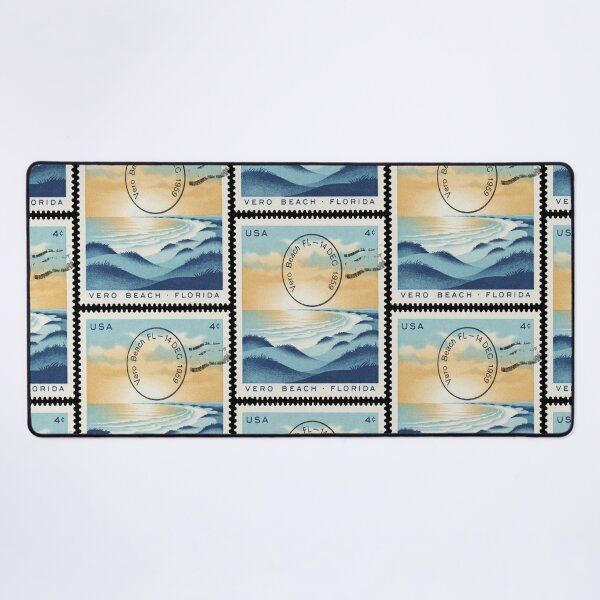 Item preview, Vero Beach Florida Atlantic Dune Ridge Stamp Sticker designed and sold by stickercuffs.
