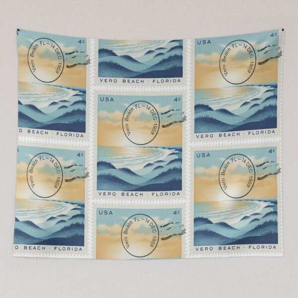 Item preview, Vero Beach Florida Atlantic Dune Ridge Stamp Sticker designed and sold by stickercuffs.