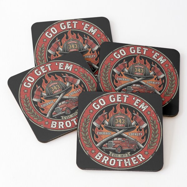 Item preview, Go-Get-Em-Brother-Firefighter designed and sold by w66aboo.