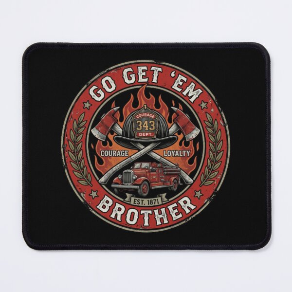Item preview, Go-Get-Em-Brother-Firefighter designed and sold by w66aboo.
