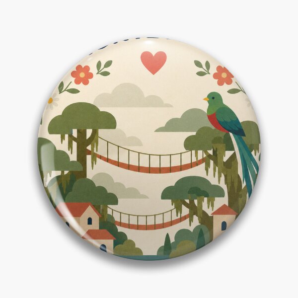 Item preview, Monteverde Costa Rica Travel Souvenir Modern Folk Art designed and sold by VisualArtsOasis.