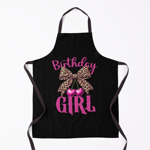 Item preview, Birthday Girl Pink Leopard Bow Pink Cherries Coquette Aesthetic designed and sold by Trendvia .