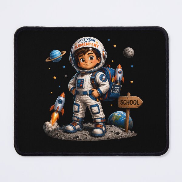 Item preview, First Day of My Last Year in Elementary,Little Astronaut Last Year Of Elementary Space Boy Dream Big designed and sold by Crystal-Tree.