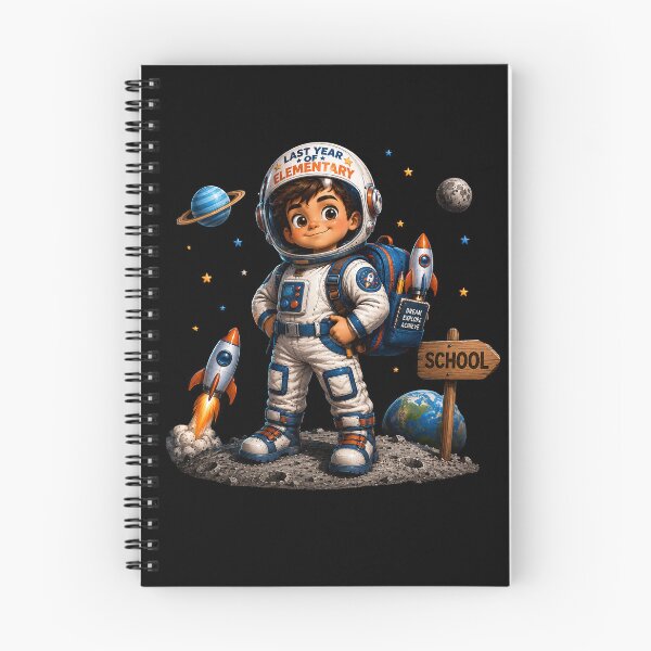 Item preview, First Day of My Last Year in Elementary,Little Astronaut Last Year Of Elementary Space Boy Dream Big designed and sold by Crystal-Tree.