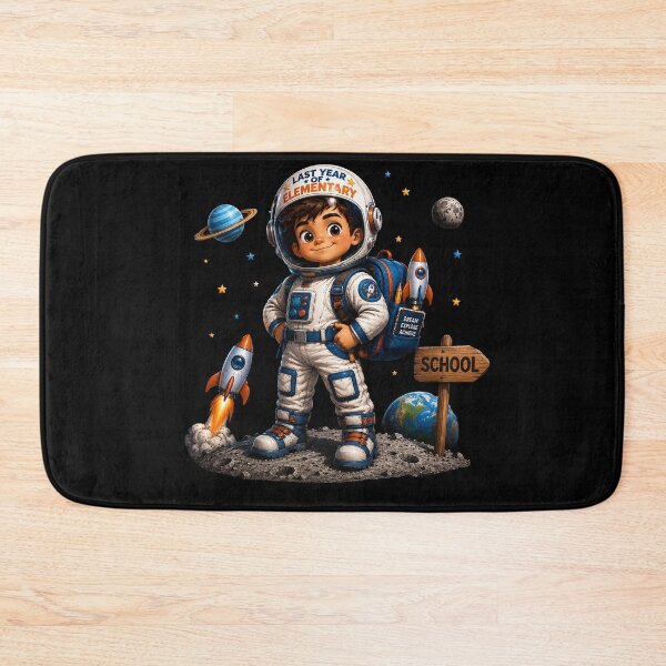 Item preview, First Day of My Last Year in Elementary,Little Astronaut Last Year Of Elementary Space Boy Dream Big designed and sold by Crystal-Tree.