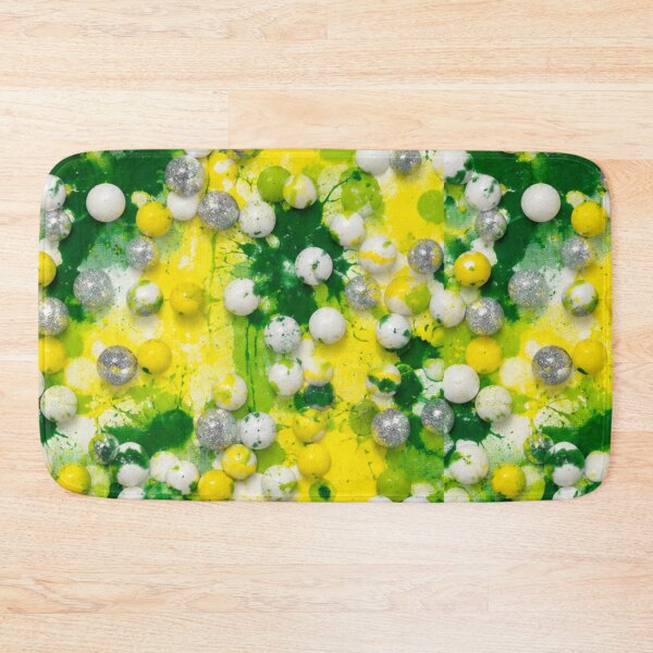 Item preview, Green and Yellow Sphere Mixed Media Mosaic Art designed and sold by THE SPLATTERED HAUS BY SAGE BANKS.