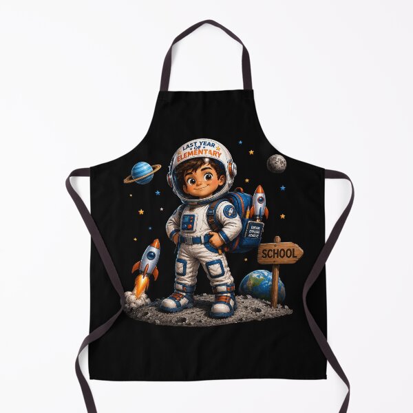 Item preview, First Day of My Last Year in Elementary,Little Astronaut Last Year Of Elementary Space Boy Dream Big designed and sold by Crystal-Tree.