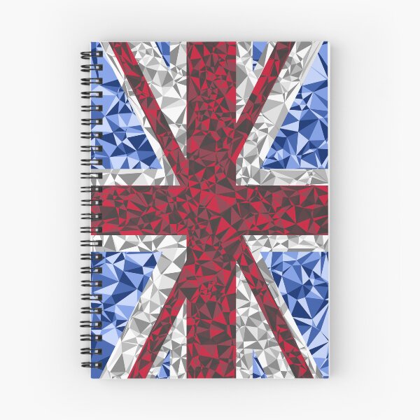 Item preview, United Kingdom Flag Triangular Mosaic Pattern Design designed and sold by DymondDesigns.