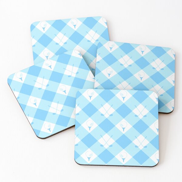 Item preview, Clubhouse Check - blueblue designed and sold by Fabricatemyart.